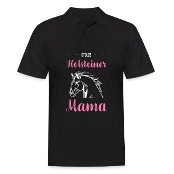 Holsteiner I Pony Horse Saying Motif pour cavalier - Polo Homme - noir - Devant - Kai (181cm)