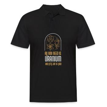 Centrale nucléaire Énergie nucléaire Energies renouvelables - Polo Homme - noir - Devant - Kai (181cm)