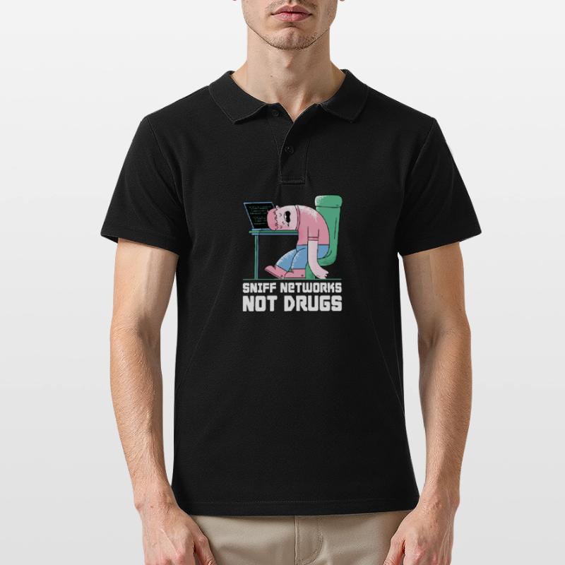 Hacker Programmer Developer Computer Science Men's Polo Shirt