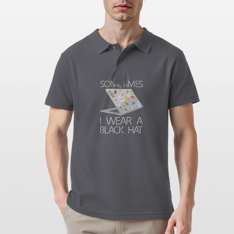Hacker Programmer Developer Computer Science Men's Polo Shirt