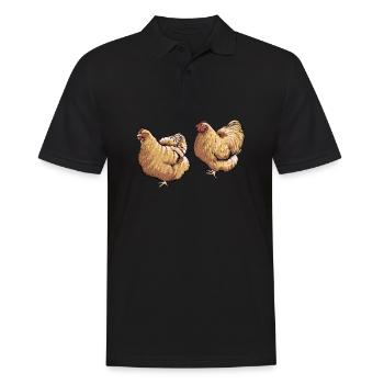 Brahma Chicken I Chicken Poultry Motif pour - Polo Homme - noir - Devant - Kai (181cm)