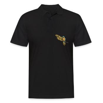 Ara Perroquet I Amérique du Sud Oiseau exotique pour - Polo Homme - noir - Devant - Kai (181cm)