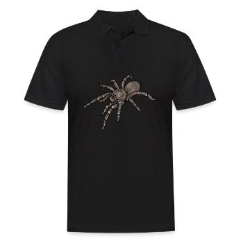 Tarantula I Tarantula Terrarium motif for - Men's Polo Shirt - black - Front - Kai (181cm)