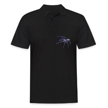 Tarantula I Tarantula Terrarium motif for - Men's Polo Shirt - black - Front - Kai (181cm)