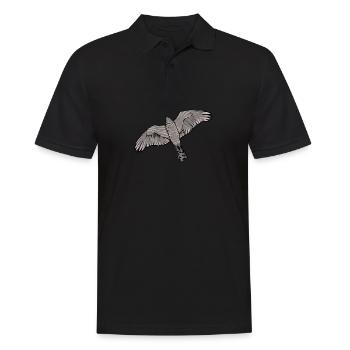 Title - Männer Poloshirt - Schwarz - Vorne - Kai (181cm)