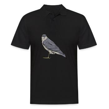 Title - Männer Poloshirt - Schwarz - Vorne - Kai (181cm)