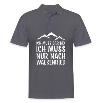Walkenried I Harz Brocken Brockenbahn Walpurgis - Polo Homme - charbon - Devant - Nico (186cm)