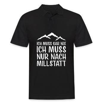 Millstatt I Kärnten Austria für Österreich - Männer Poloshirt - Schwarz - Vorne - Kai (181cm)