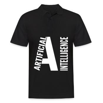 Intelligence artificielle - Polo Homme - noir - Devant - Kai (181cm)