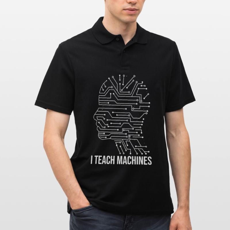 Artificial intelligence machine learning gift Men's Polo Shirt