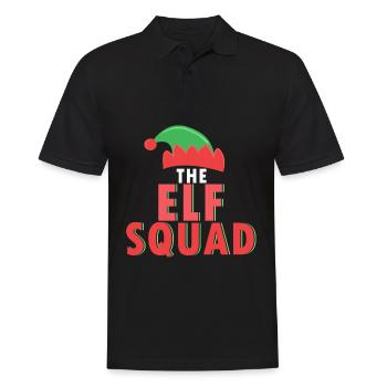 Elf-Squad Elfen Squad ELF SQUAD Elfe - Männer Poloshirt - Schwarz - Vorne - Kai (181cm)