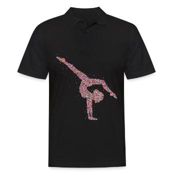 Gymnastique Gymnastique Gymnaste - Polo Homme - noir - Devant - Kai (181cm)