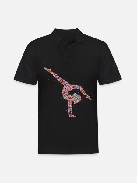 Gymnastique Gymnastique Gymnaste - Polo Homme - noir