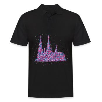 Carnaval de la cathédrale de Cologne - Polo Homme - noir - Devant - Kai (181cm)