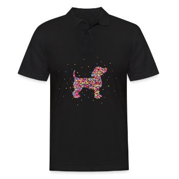 Chien Dressage de chien Chiens Amour de chien - Polo Homme - noir - Devant - Kai (181cm)