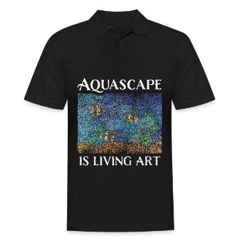Aquascape Aquascaper Aquarium Aquaristik - Männer Poloshirt - Schwarz - Vorne - Kai (181cm)