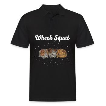 Wheek Squat Guinea Pig Guinea Pig - Men's Polo Shirt - black - Front - Kai (181cm)
