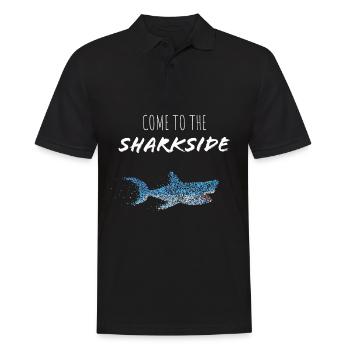 Sharkside Shark Sharks Shark Whales Whale Shark - Men's Polo Shirt - black - Front - Kai (181cm)