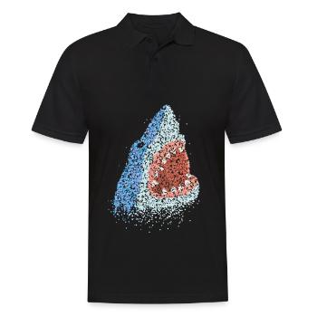 Great White Sharks Shark Lovers - Men's Polo Shirt - black - Front - Kai (181cm)