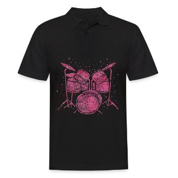 Batterie Batteur Batterie - Polo Homme - noir - Devant - Kai (181cm)