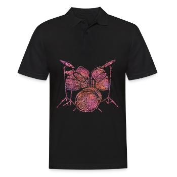 Batteur Batterie Batterie - Polo Homme - noir - Devant - Kai (181cm)