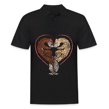Ferret Otter Fish Offre aux amoureux des animaux - Polo Homme - noir - Devant - Kai (181cm)