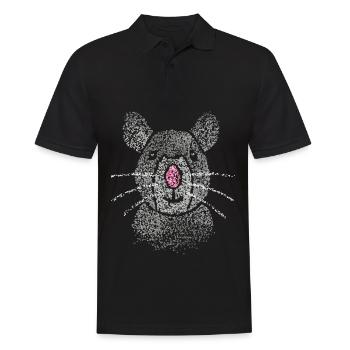 Rat Rat Breeders Rat Lovers Costume Remplacement - Polo Homme - noir - Devant - Kai (181cm)