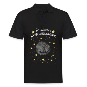 Kuschelshirt Ratte Rattenliebhaber Rattenbesitzer - Männer Poloshirt - Schwarz - Vorne - Kai (181cm)