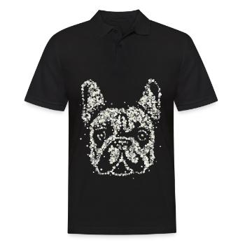 Bulldog Frenchie Propriétaire de chien Français Bulldog - Polo Homme - noir - Devant - Kai (181cm)