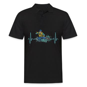 Canoë Rythme cardiaque en eau sauvage Pagayer - Polo Homme - noir - Devant - Kai (181cm)
