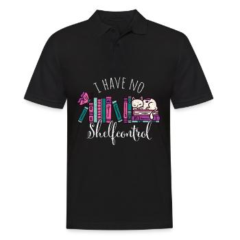 Shelfcontrol Livres Lire Les amoureux du livre Fan de livres - Polo Homme - noir - Devant - Kai (181cm)
