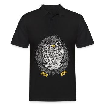 Penguin Penguin Lover Zoo Penguin Fan Gift - Men's Polo Shirt - black - Front - Kai (181cm)