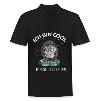 Pinguin Antarktis Polar Eisscholle Pinguinfan - Männer Poloshirt - Schwarz - Vorne - Kai (181cm)