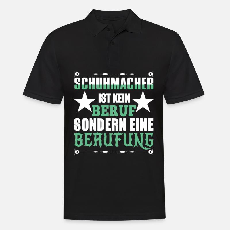 Schuhmacher Berufung - Männer Poloshirt - Schwarz