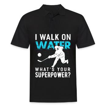 Hockey de hockey bâton de hockey de hockey bâton de hockey de hockey sur glace cadeau - Polo Homme - noir - Devant - Kai (181cm)