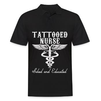Krankenschwester Krankenhaus Pflegekraft Geschenk - Männer Poloshirt - Schwarz - Vorne - Kai (181cm)