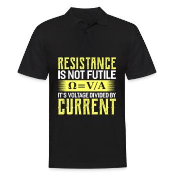 Physique physicien Science Chimie Cadeau - Polo Homme - noir - Devant - Kai (181cm)