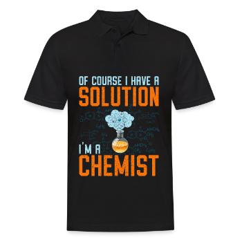 Chimie - Polo Homme - noir - Devant - Kai (181cm)