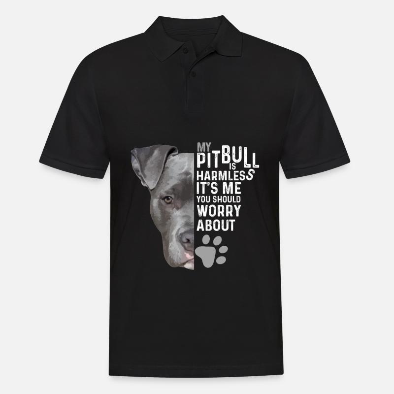 Pitbull - Männer Poloshirt - Schwarz