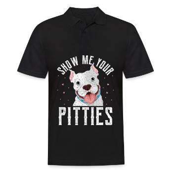 Pitbull - Men's Polo Shirt - black - Front - Kai (181cm)