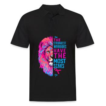 Krebs - Männer Poloshirt - Schwarz - Vorne - Kai (181cm)