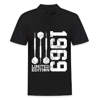 LIMITED EDITION 1969 DARTS 57TH BIRTHDAY - Men's Polo Shirt - black - Front - Kai (181cm)