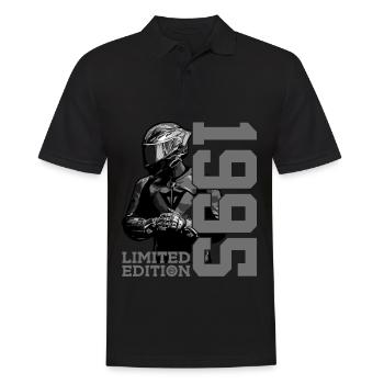 LIMITED EDITION 1995 MOTORCYCLE 31ST BIRTHDAY - Men's Polo Shirt - black - Front - Kai (181cm)