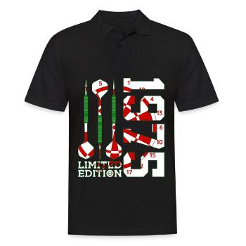51E ANNIVERSAIRE DARTS ÉDITION LIMITÉE 1975 - Polo Homme - noir - Devant - Kai (181cm)