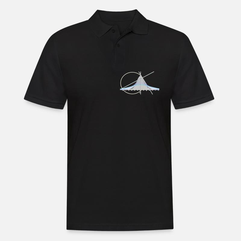 Mathematics - Evaluation, Integration, Gauss - Men's Polo Shirt - black