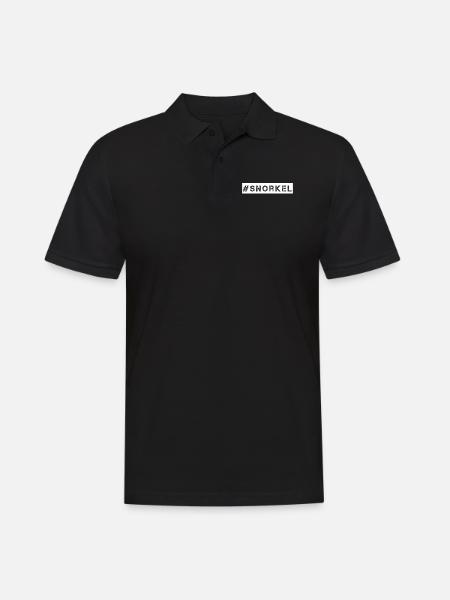 Plongée - #Snorkel - Polo Homme - noir