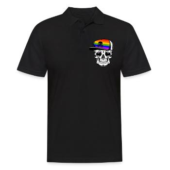 L’amour est l’amour Lgbtq - Polo Homme - noir - Devant - Kai (181cm)