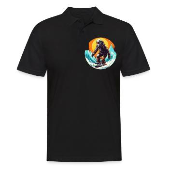 Snowboard ou ski puis après-ski - Polo Homme - noir - Devant - Kai (181cm)