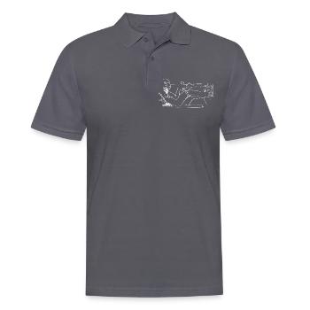 Cadeau Motorsport Racer - Polo Homme - charbon - Devant - Nico (186cm)