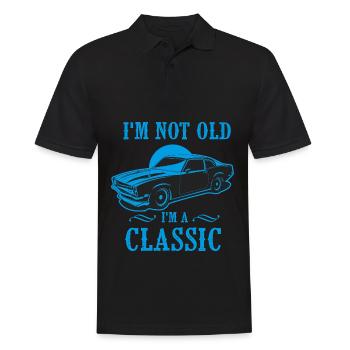 I M Not Old I M A Classic Birthday Gift - Men's Polo Shirt - black - Front - Kai (181cm)